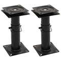 Bootssitz-Podeste 2 Stk. 360° Drehbar Einstellbar Stahl