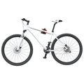 Fahrrad-Montageständer Wandmontage Klappbar Rot Schwarz Stahl