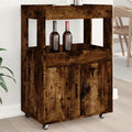 Barwagen Räuchereiche 60x39,5x89 cm Holzwerkstoff