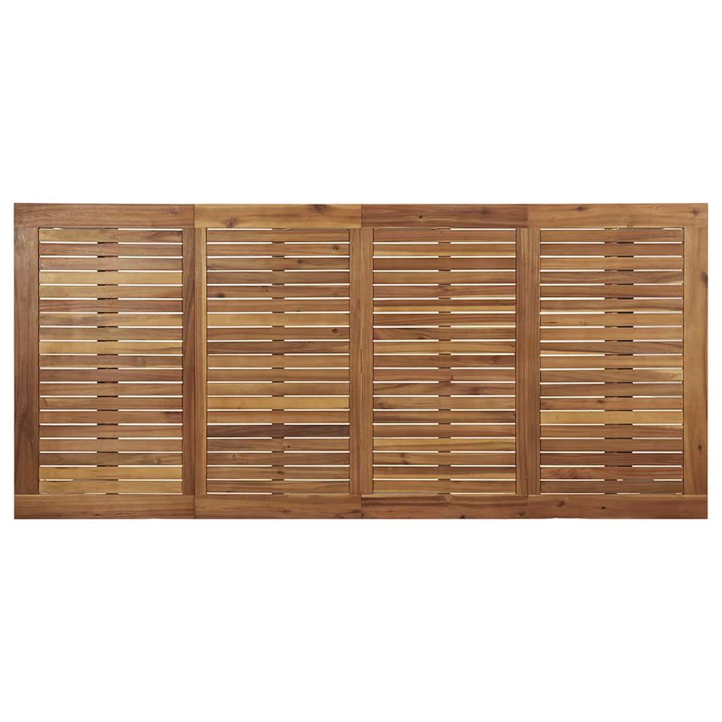 Garten Essgruppe 7 pcs Schwarz Massivholz Akazie