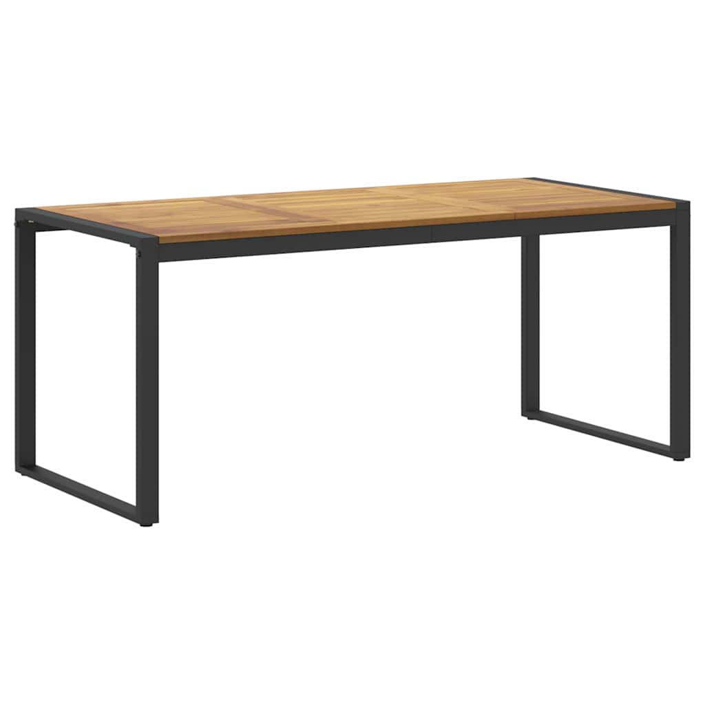 Garten Essgruppe 5 pcs Schwarz Massivholz Akazie