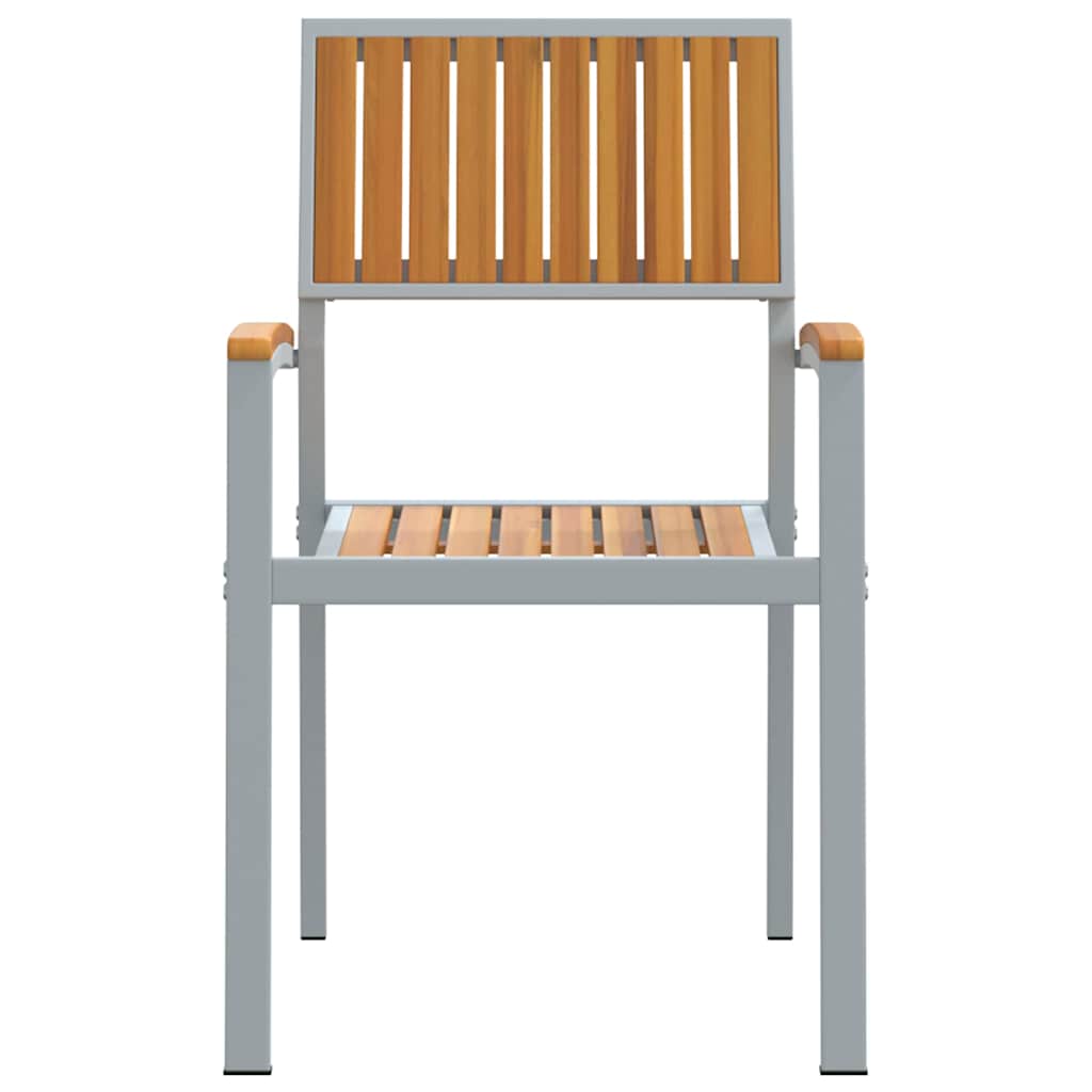 Stapelstuhl 6 pcs Braun 56 x 57 x 87 cm Massivholz Akazie