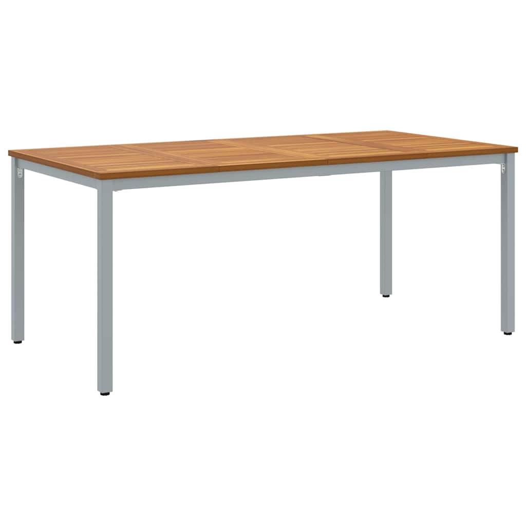 Garten Essgruppe 7 pcs Grau Massivholz Akazie