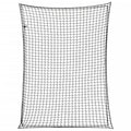 Anhängernetz mit Gummiseil Schwarz 4x3 m PP