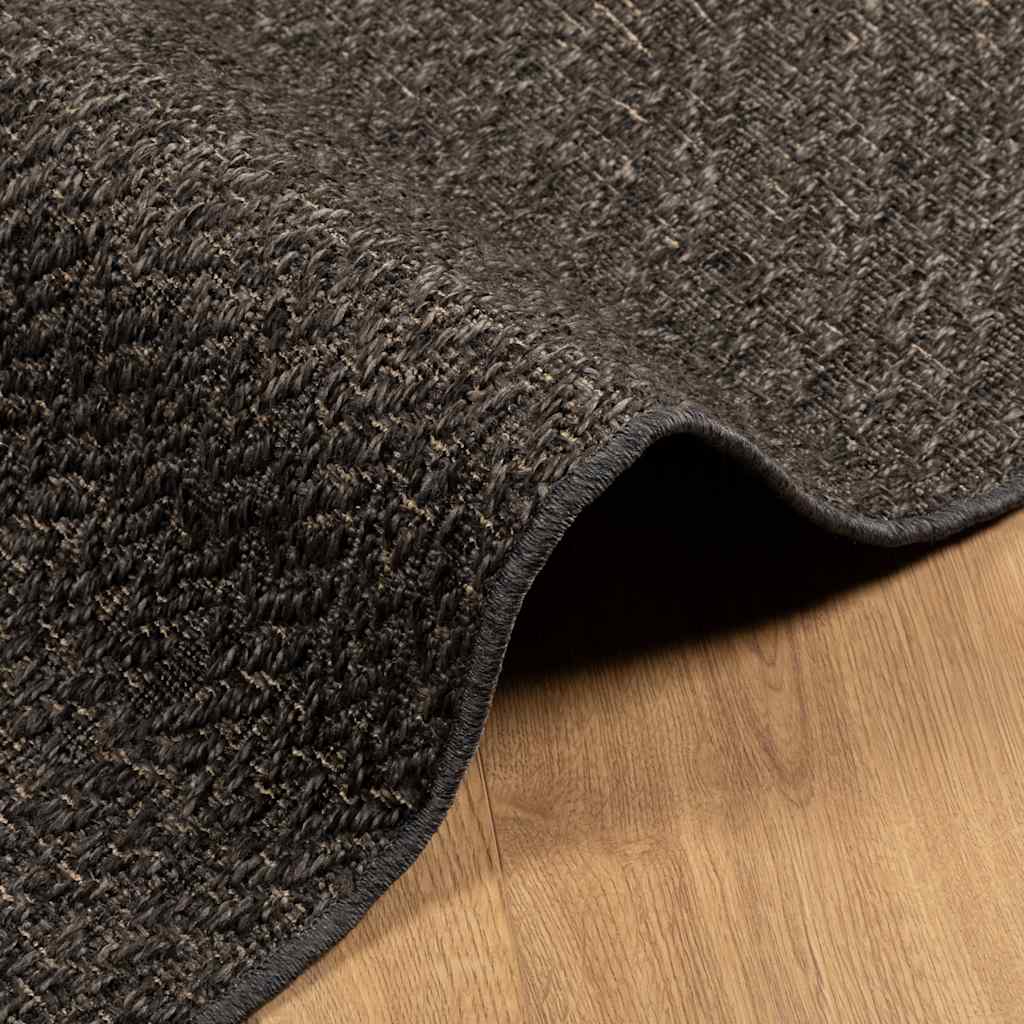 Teppich ZIZUR Anthrazit 200x290cm Jute-Optik Indoor und Outdoor