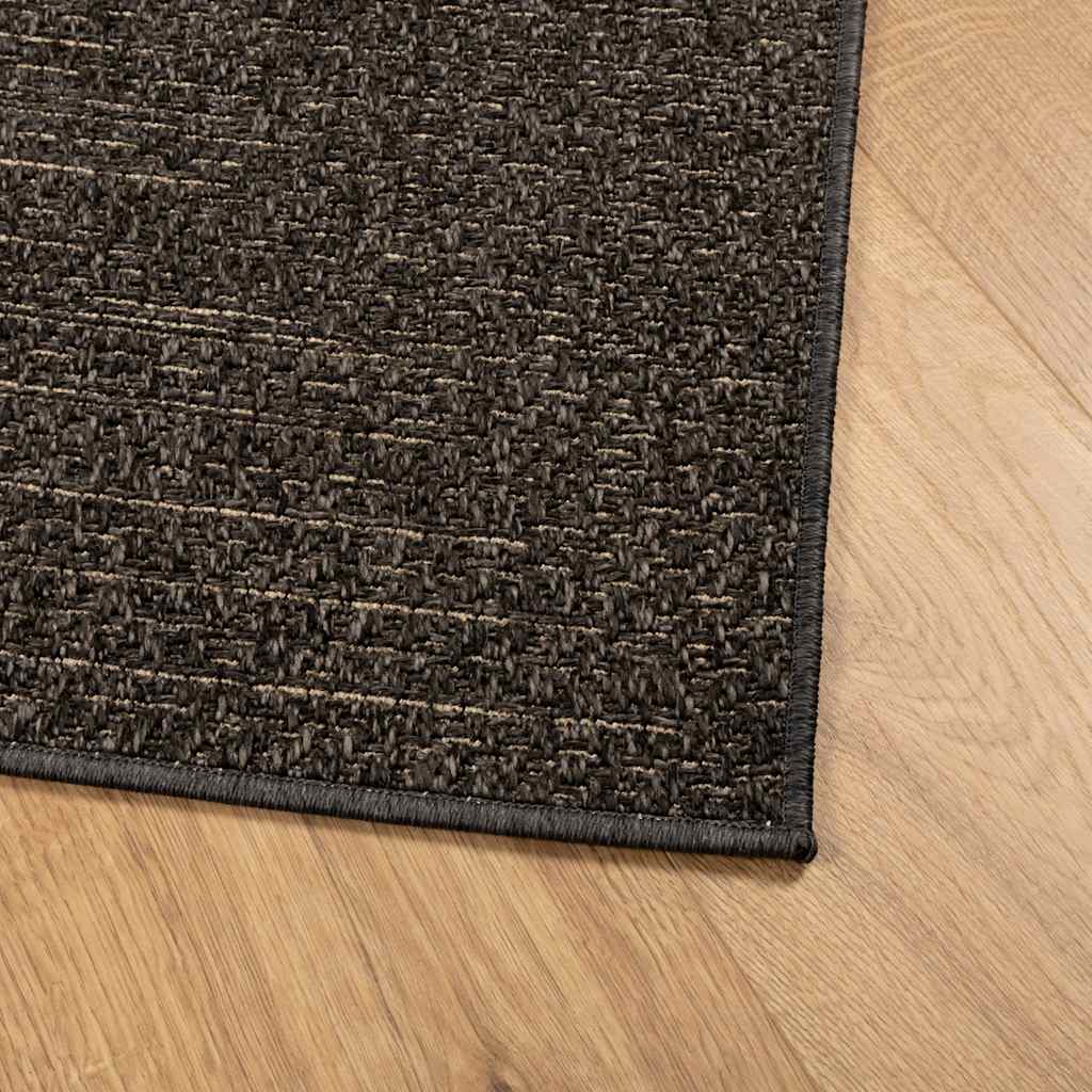 Teppich ZIZUR Anthrazit 200x290cm Jute-Optik Indoor und Outdoor