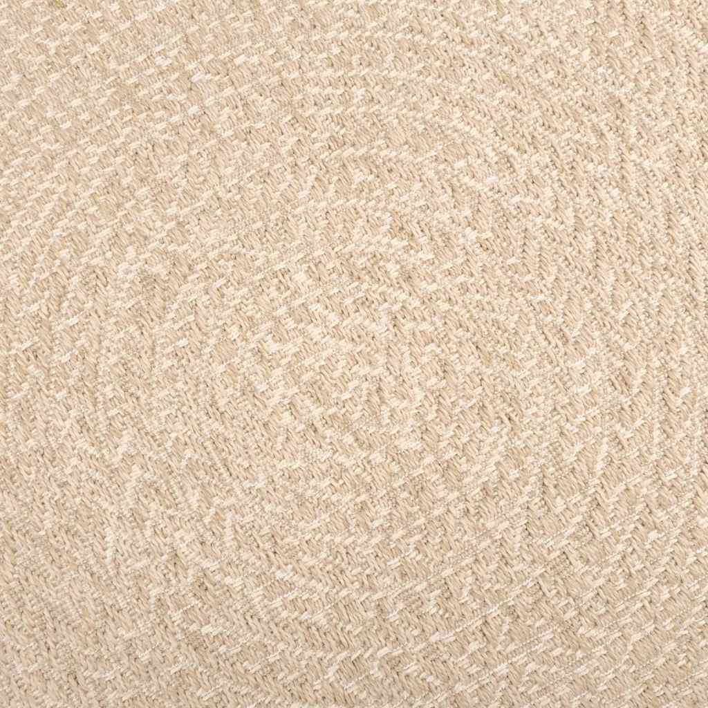 Teppich ZIZUR Beige 60x110 cm Jute-Optik Indoor und Outdoor