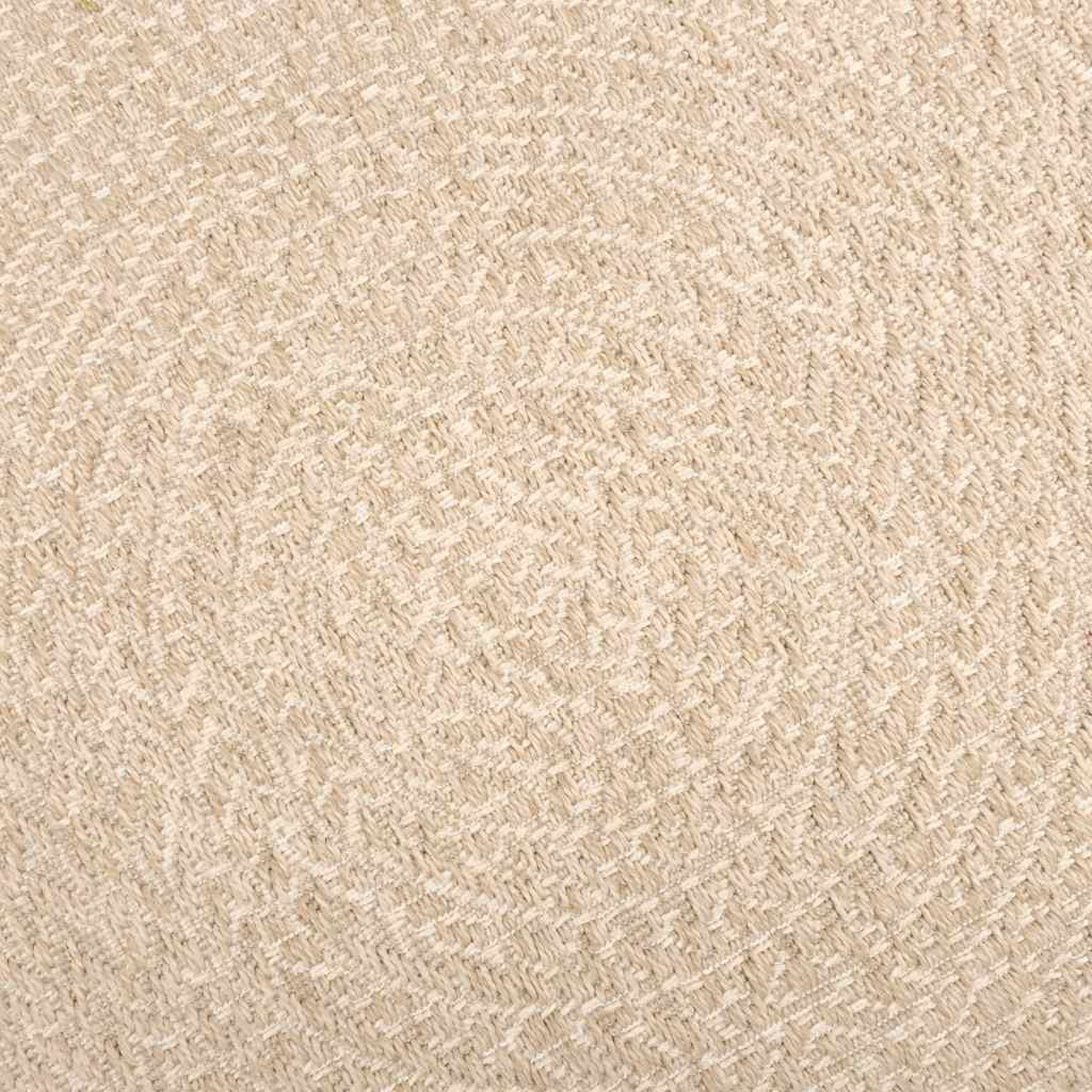 Teppich ZIZUR Beige 200x290 cm Jute-Optik Indoor und Outdoor