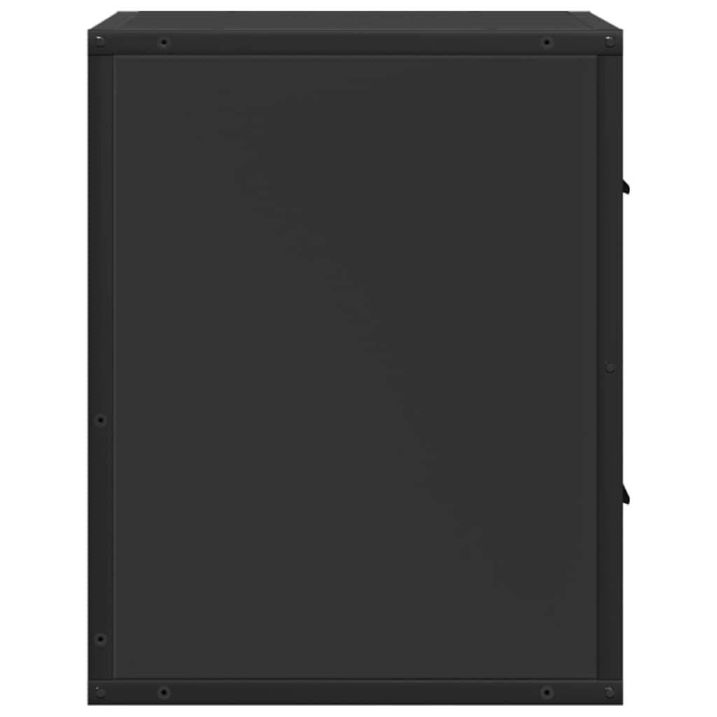 Wand-Nachttisch Schwarz 40x31x39,5 cm