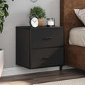 Wand-Nachttische 2 Stk. Schwarz 40x31x39,5 cm