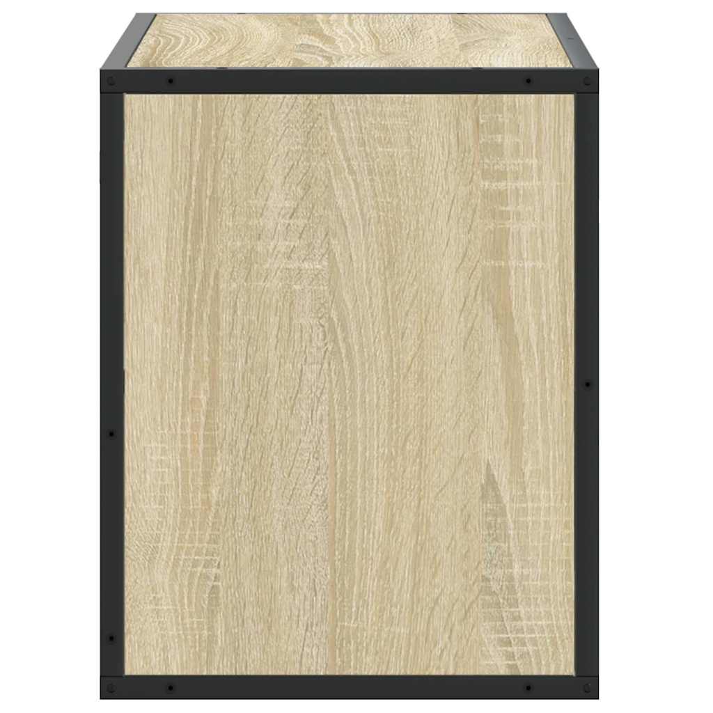 TV-Schrank Sonoma-Eiche 60x31x39,5 cm Holzwerkstoff und Metall
