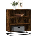 Sideboard Räuchereiche 68x35x76 cm Holzwerkstoff und Metall