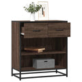 Sideboard Braun Eichen-Optik 68x35x76 cm Holzwerkstoff