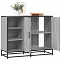 Sideboard Grau Sonoma 92x35x76 cm Holzwerkstoff