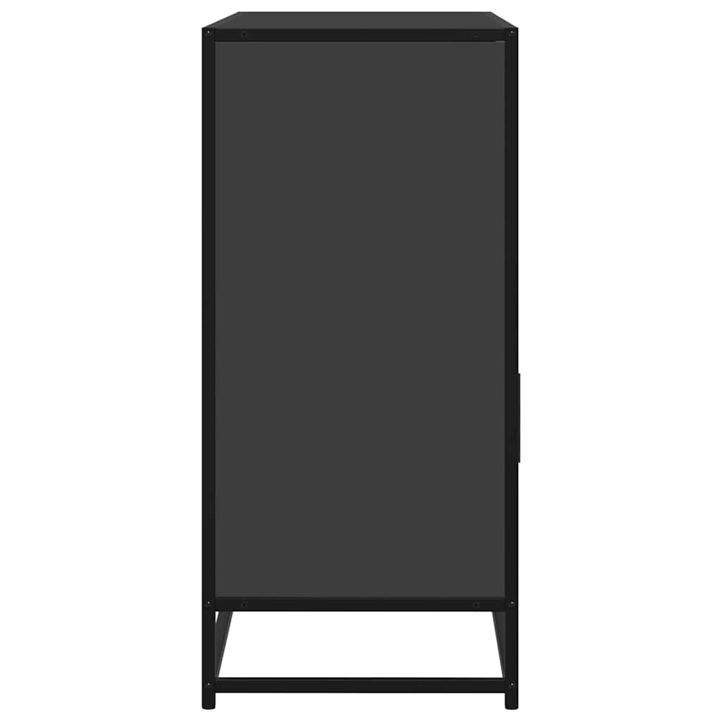 Sideboard Schwarz 100x35x76 cm Holzwerkstoff