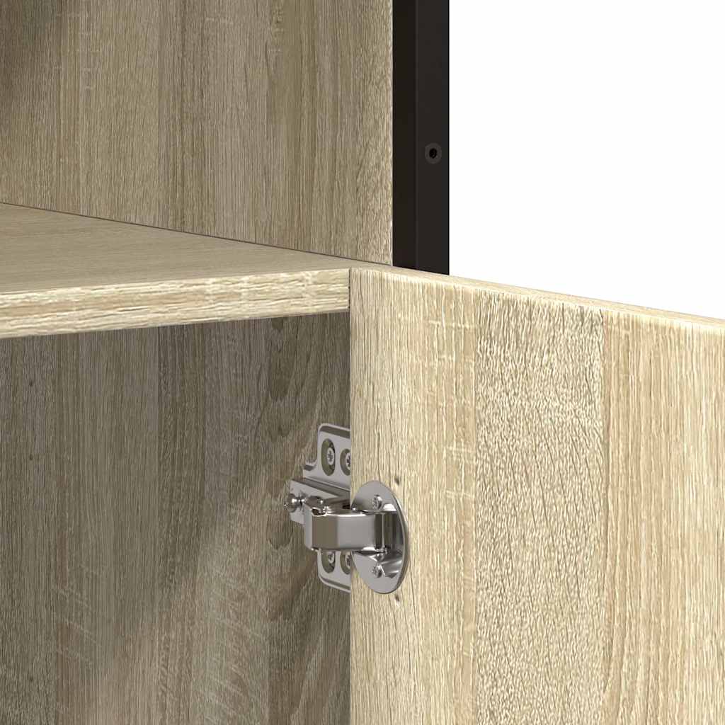 Sideboard Sonoma-Eiche 100x35x76 cm Holzwerkstoff