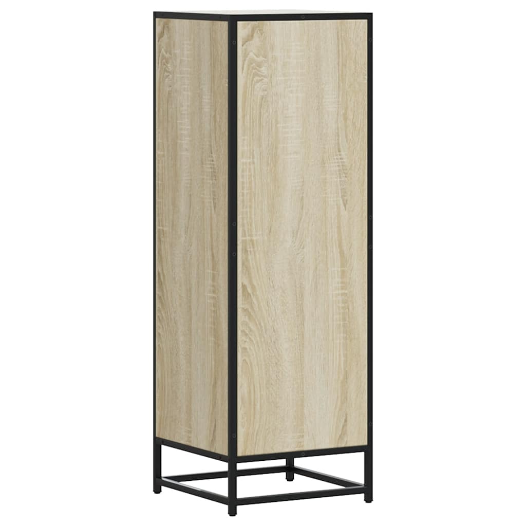 Highboard Sonoma-Eiche 35,5x35x106,5 cm Holzwerkstoff Metall