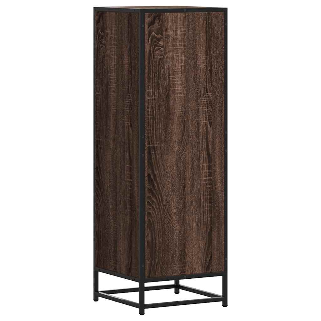 Highboard Braun Eichen-Optik 35,5x35x106,5 cm