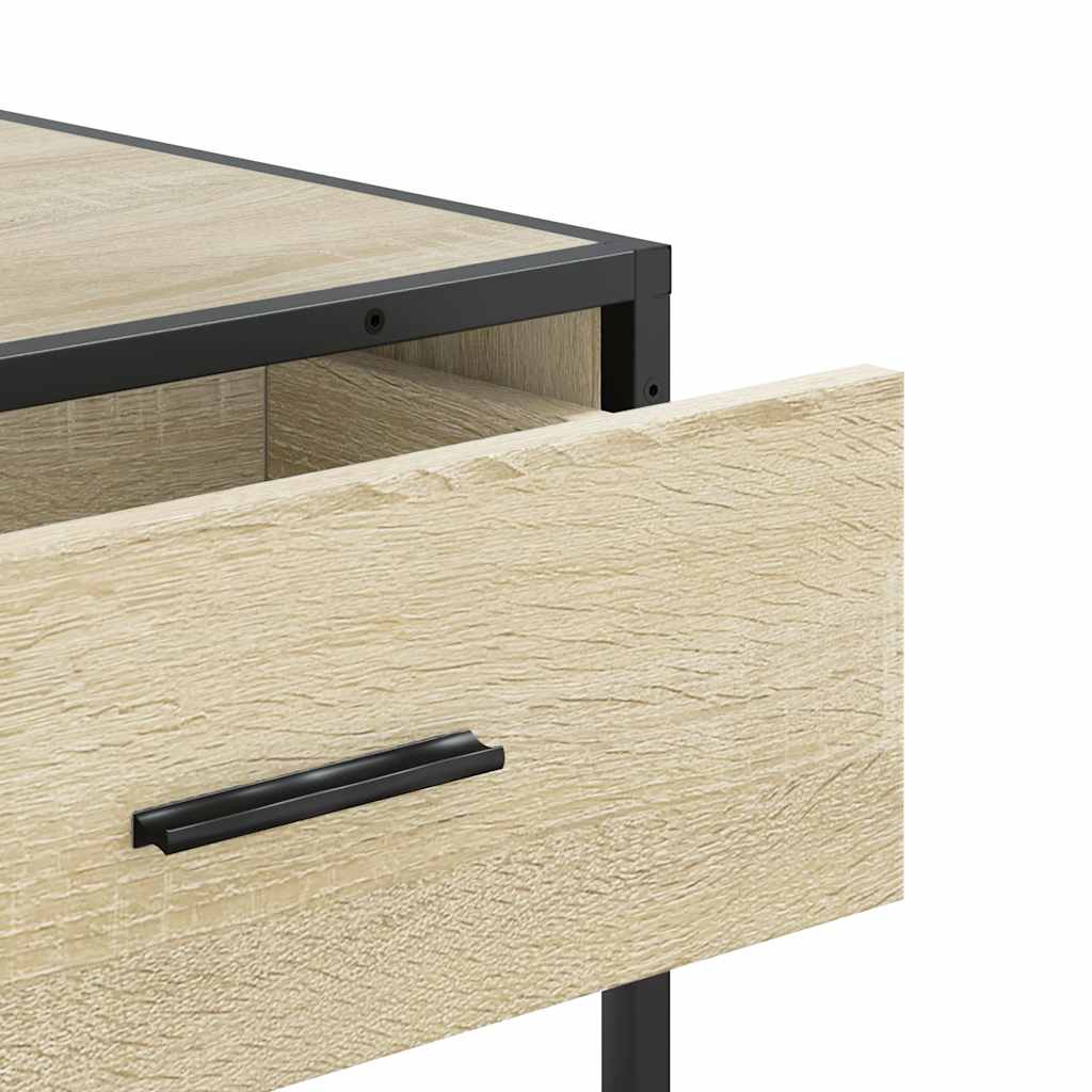 Konsolentisch Sonoma-Eiche 90x35x80 cm Holzwerkstoff