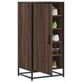Schuhregal Braun Eichen-Optik 48x38x97,5 cm Holzwerkstoff
