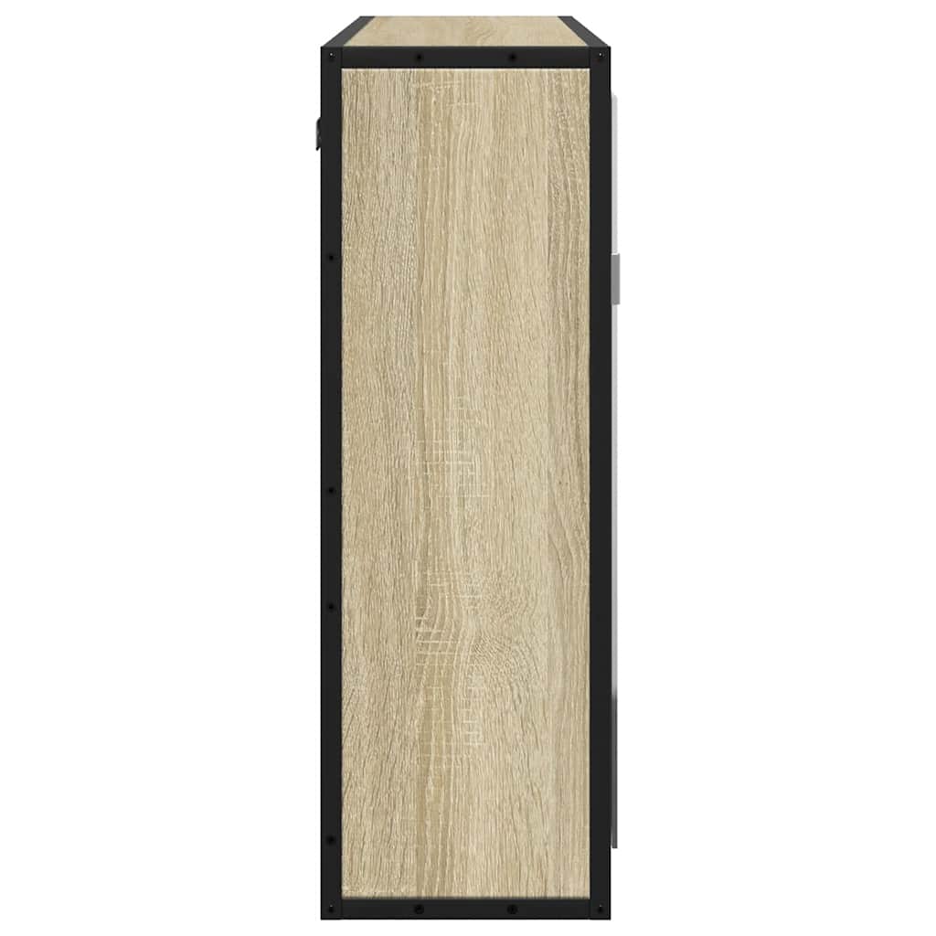 Badezimmer-Spiegelschrank Sonoma-Eiche 65 x 20 x 60 cm Holzwerkstoff