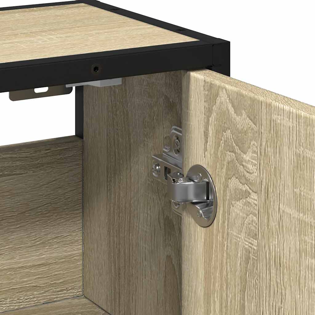 Badezimmer-Spiegelschrank Sonoma-Eiche 65 x 20 x 60 cm Holzwerkstoff
