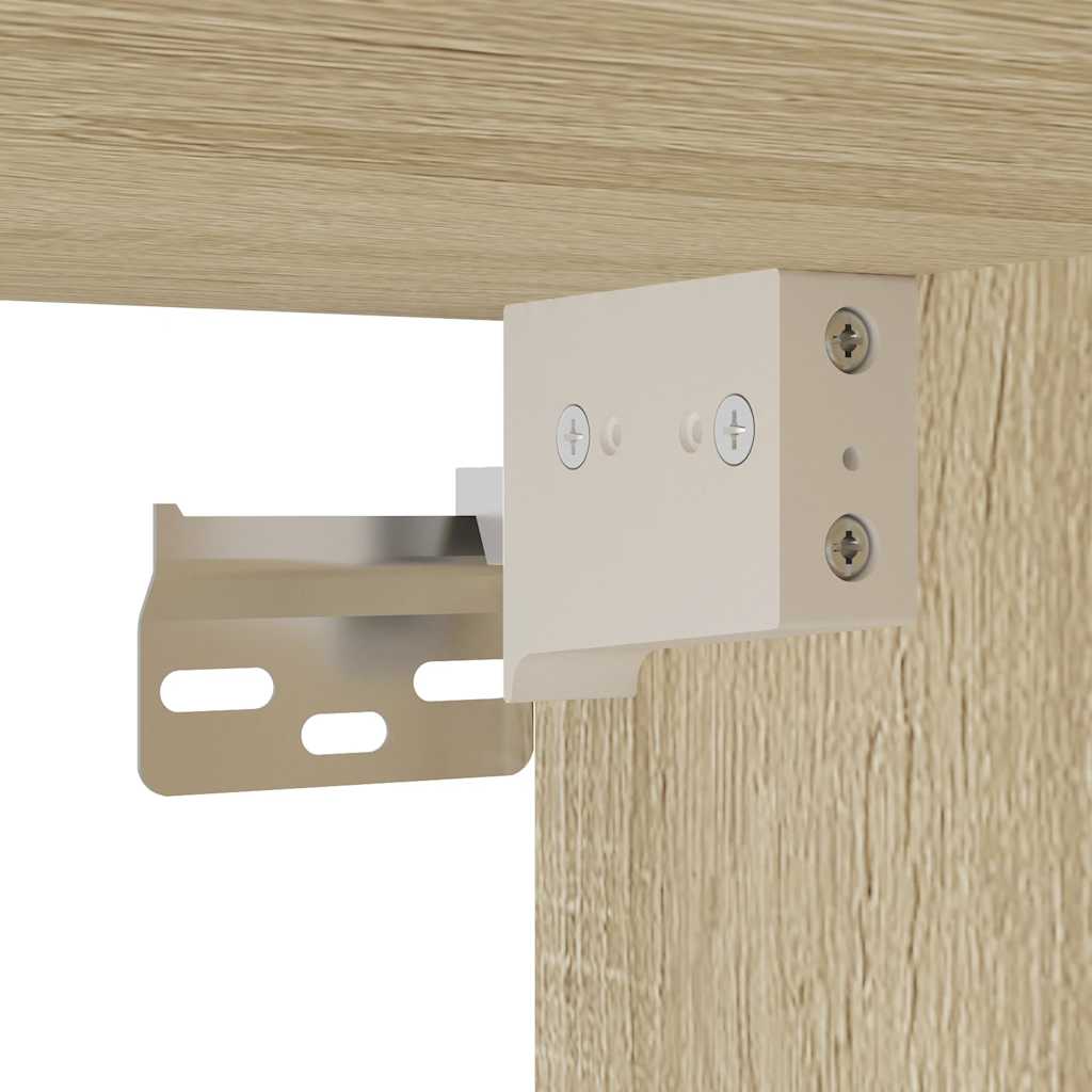 Badezimmer-Spiegelschrank Sonoma-Eiche 65 x 20 x 60 cm Holzwerkstoff