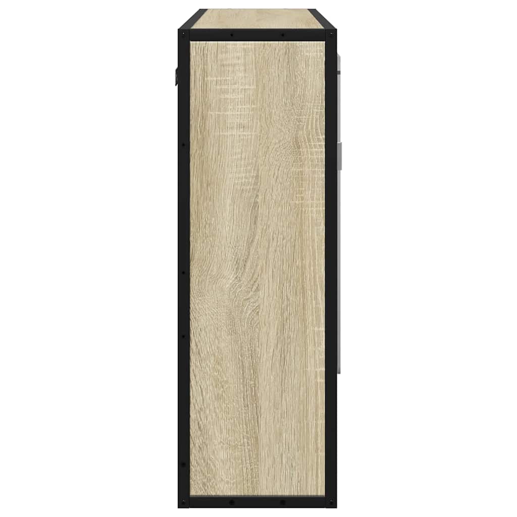 Badezimmer-Spiegelschrank Sonoma-Eiche 65 x 20 x 60 cm Holzwerkstoff