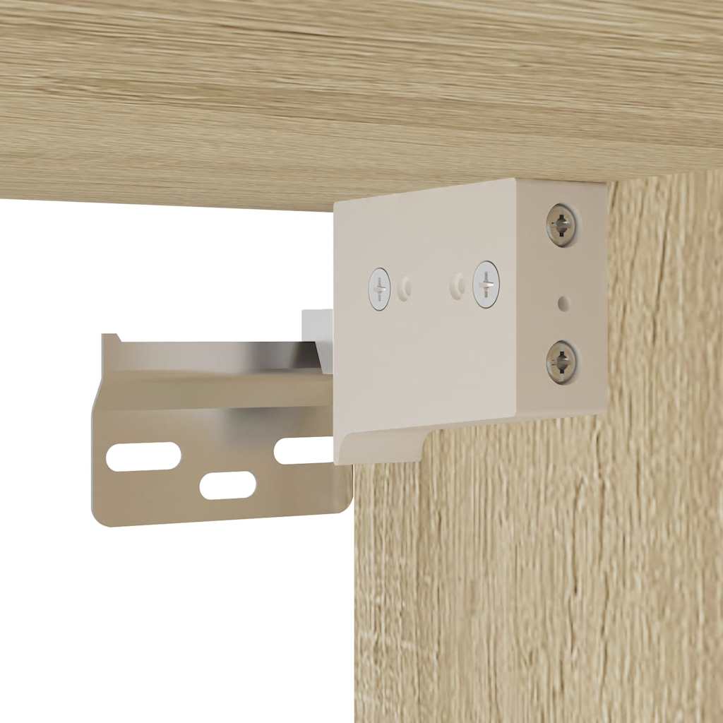 Badezimmer-Spiegelschrank Sonoma-Eiche 65 x 20 x 60 cm Holzwerkstoff