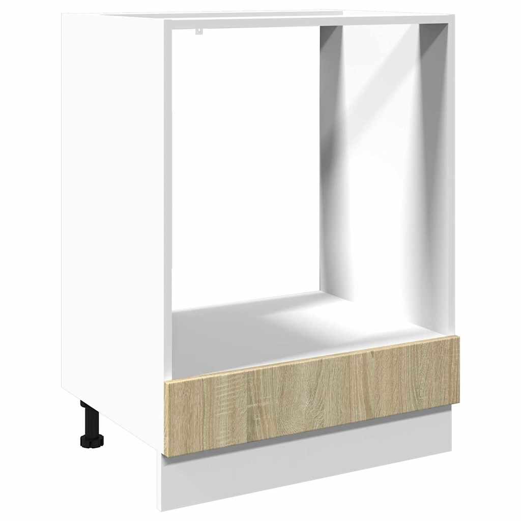 Herdumbauschrank Sonoma-Eiche 60x46x81,5 cm Holzwerkstoff
