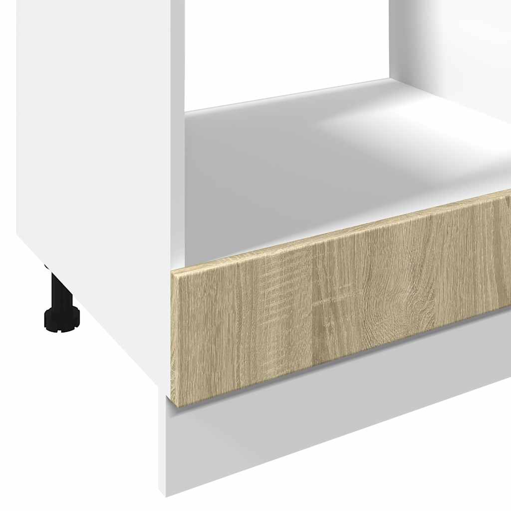Herdumbauschrank Sonoma-Eiche 60x46x81,5 cm Holzwerkstoff
