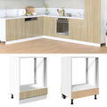 Herdumbauschrank Sonoma-Eiche 60x46x81,5 cm Holzwerkstoff