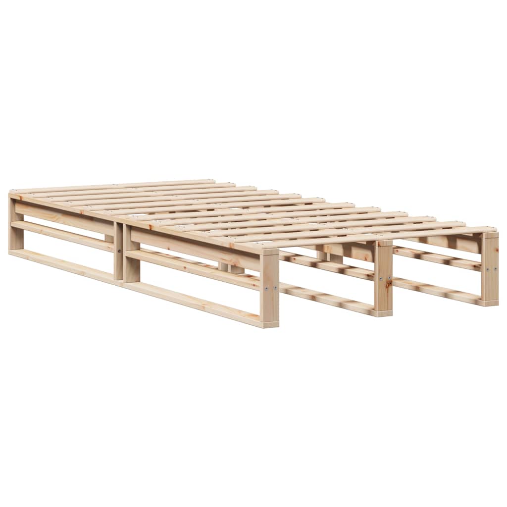 Massivholzbett ohne Matratze 100x200 cm Kiefernholz