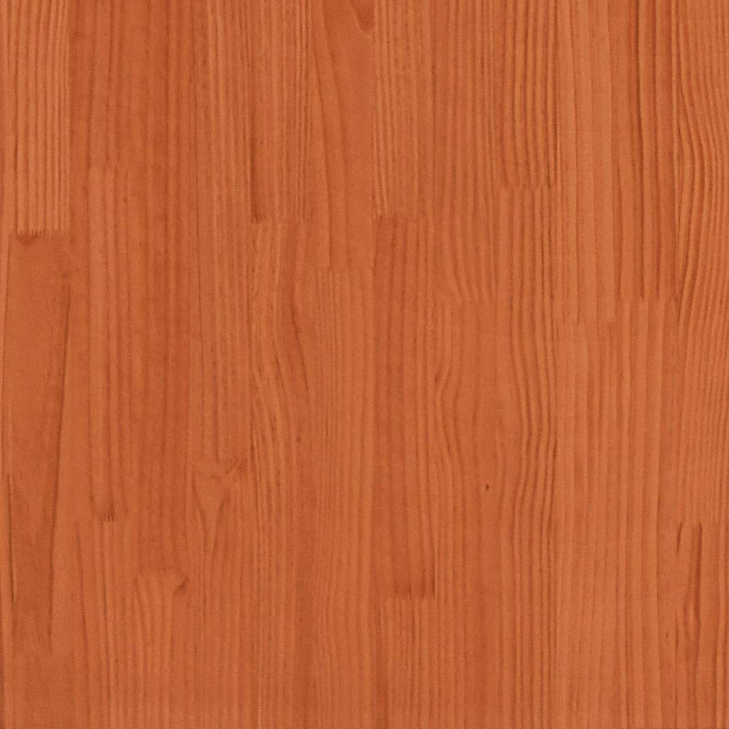 Bettschubladen 2 Stk. Wachsbraun 80x55x17 cm Massivholz Kiefer