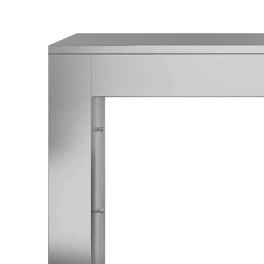 Brennholzregal 60x40x60 cm Verzinkter Stahl