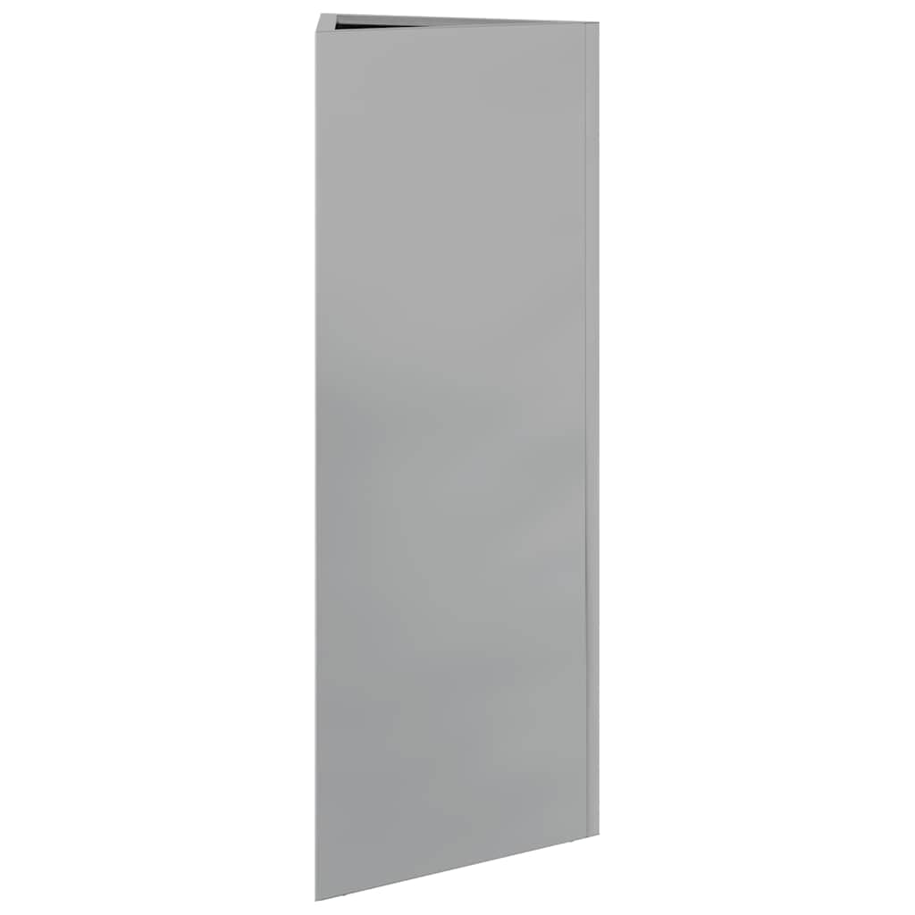 Pflanzkübel 2 Stk. Dreieckig 30x26x75 cm Verzinkter Stahl