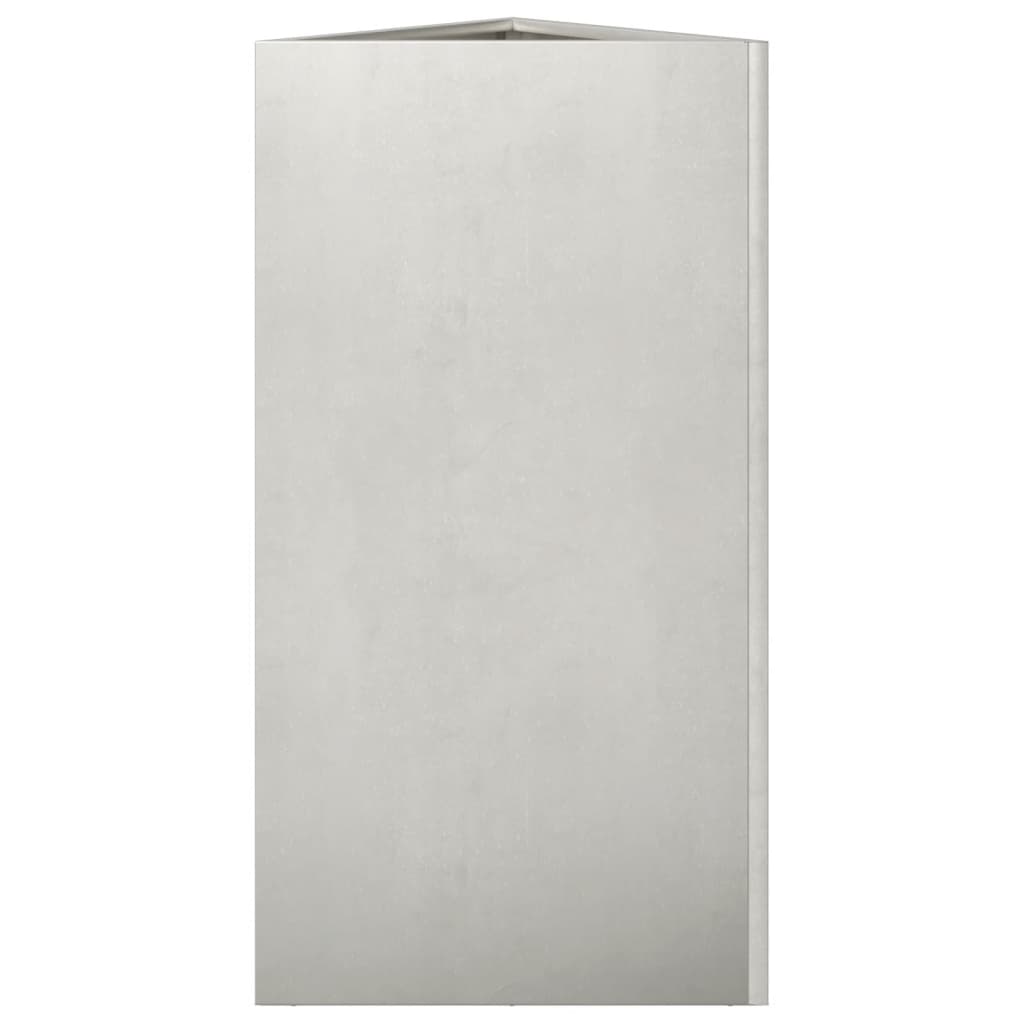 Pflanzkübel Dreieckig 40x34,5x75 cm Edelstahl