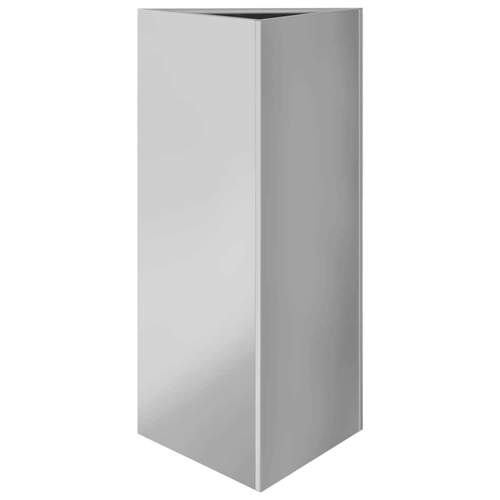 Pflanzkübel Dreieckig 40x34,5x75 cm Verzinkter Stahl