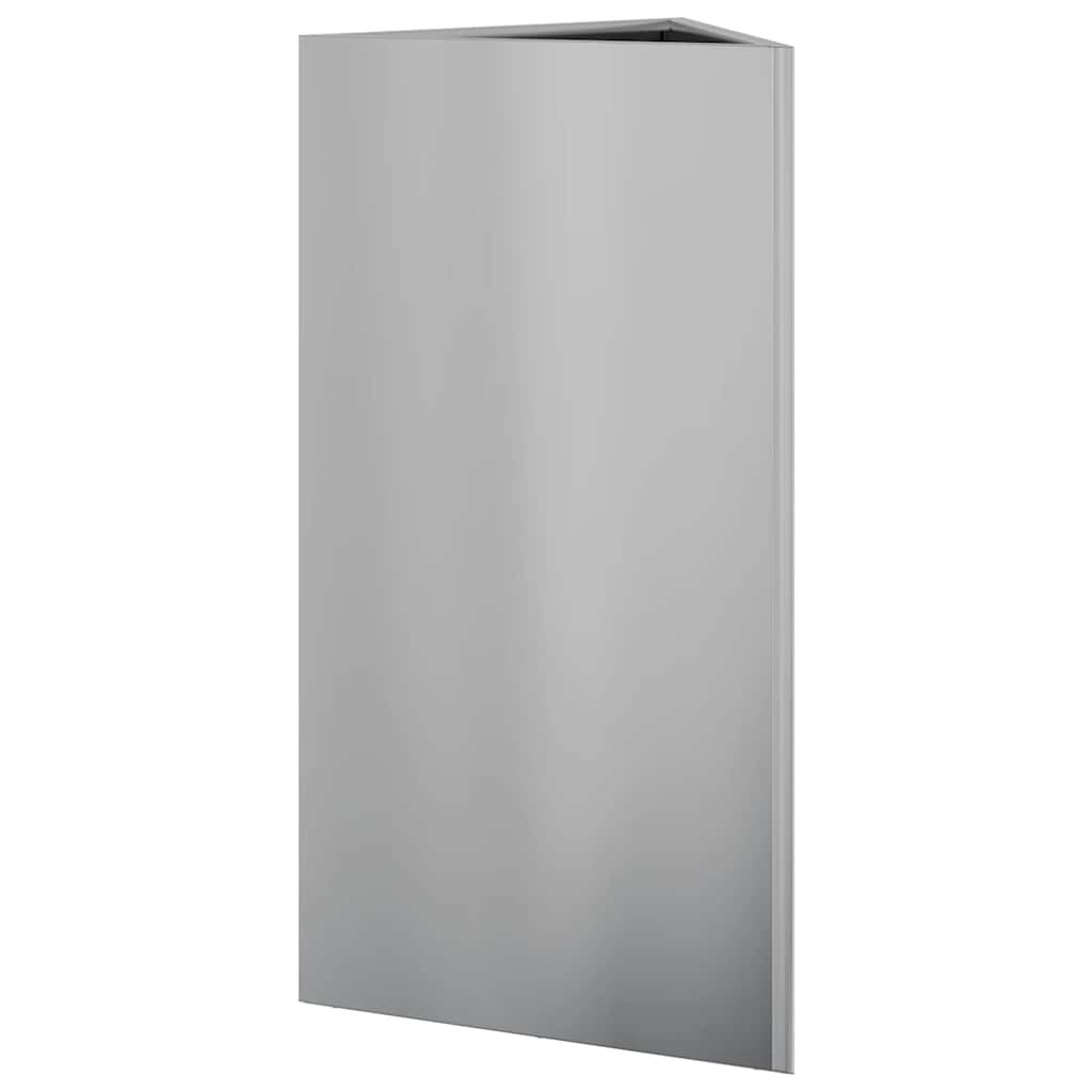 Pflanzkübel 2 Stk. Dreieckig 40x34,5x75 cm Verzinkter Stahl