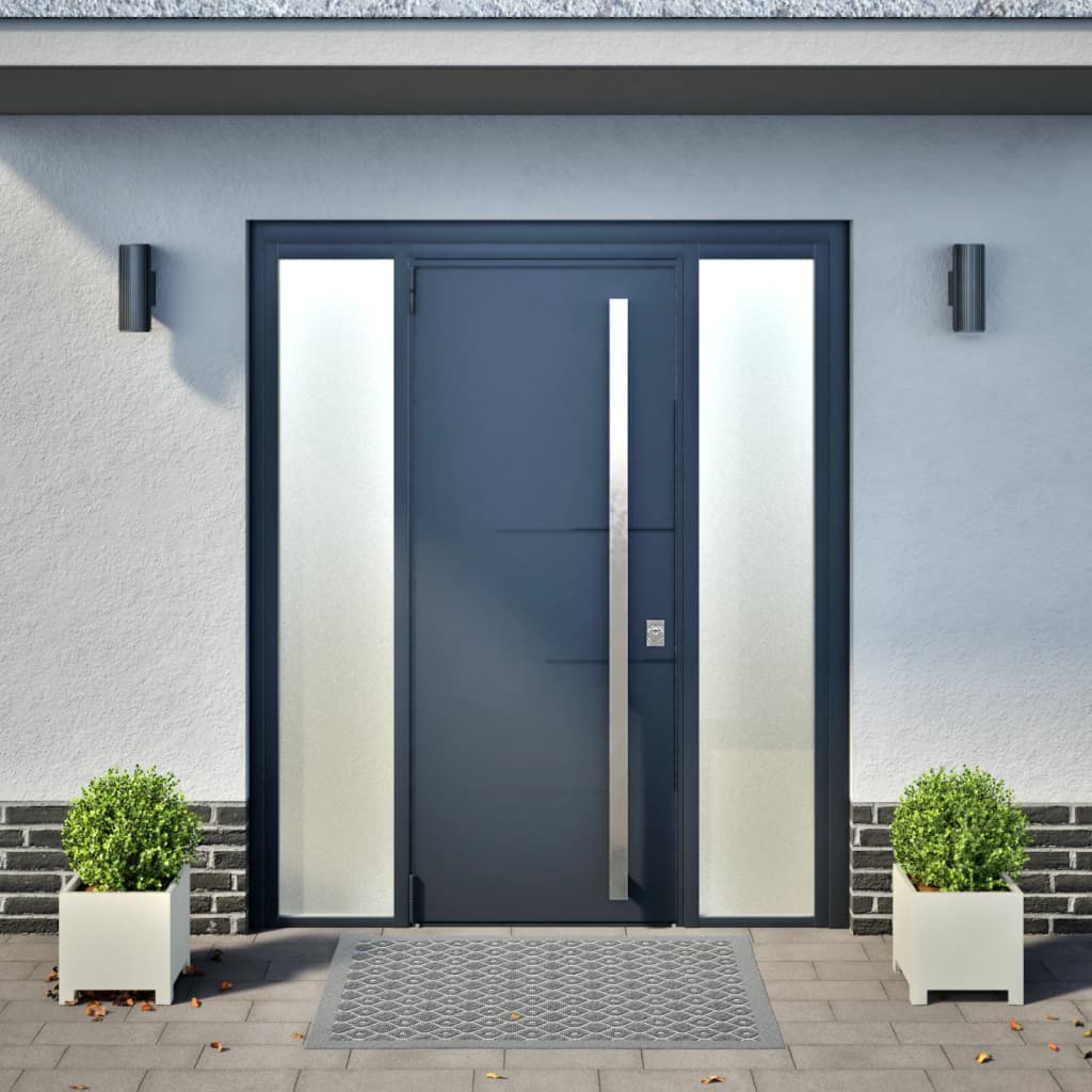 Pflanzkübel 2 Stk. Weiß 30x30x30 Stahl