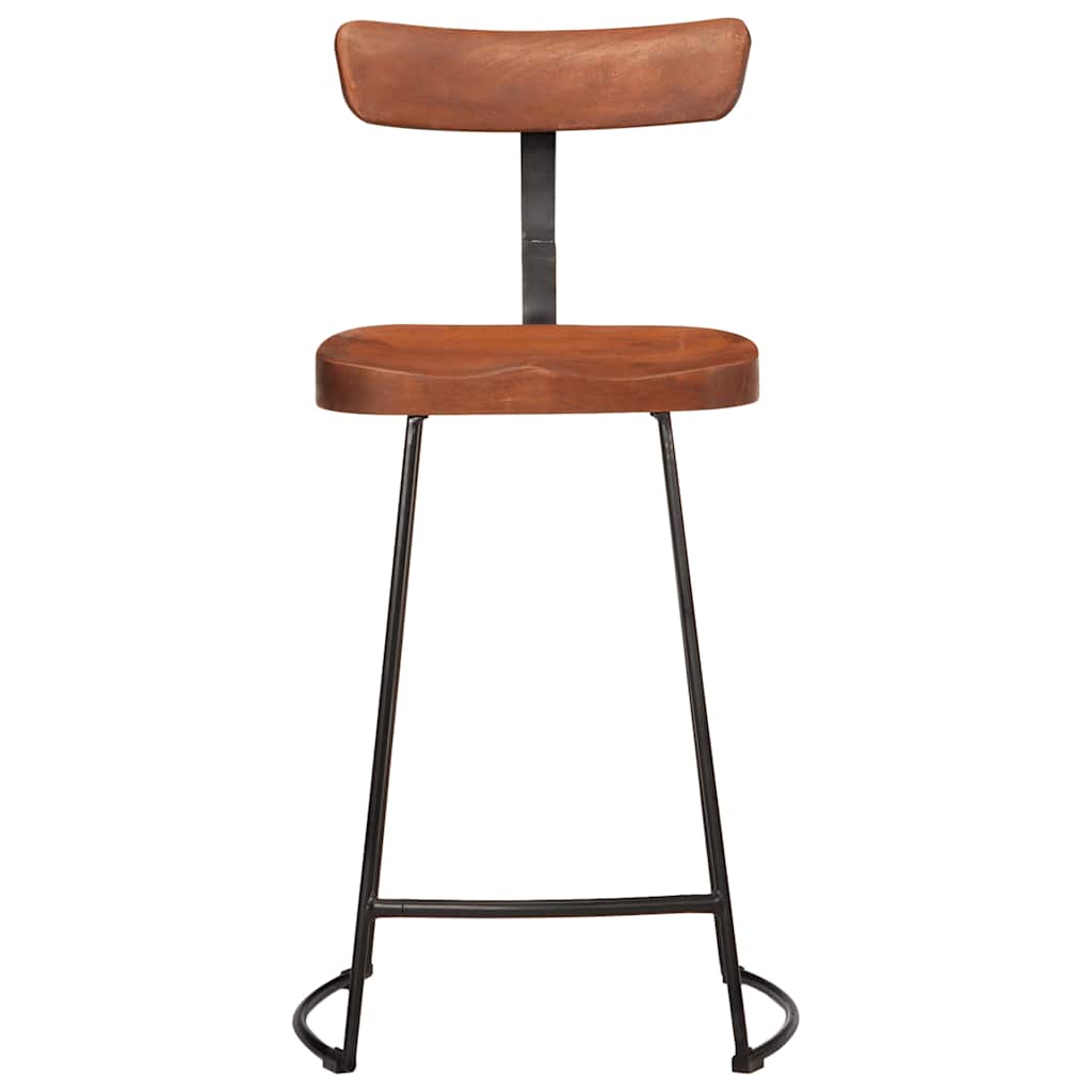 Barhocker 2 Stk. 49x43x88 cm Mango Massivholz