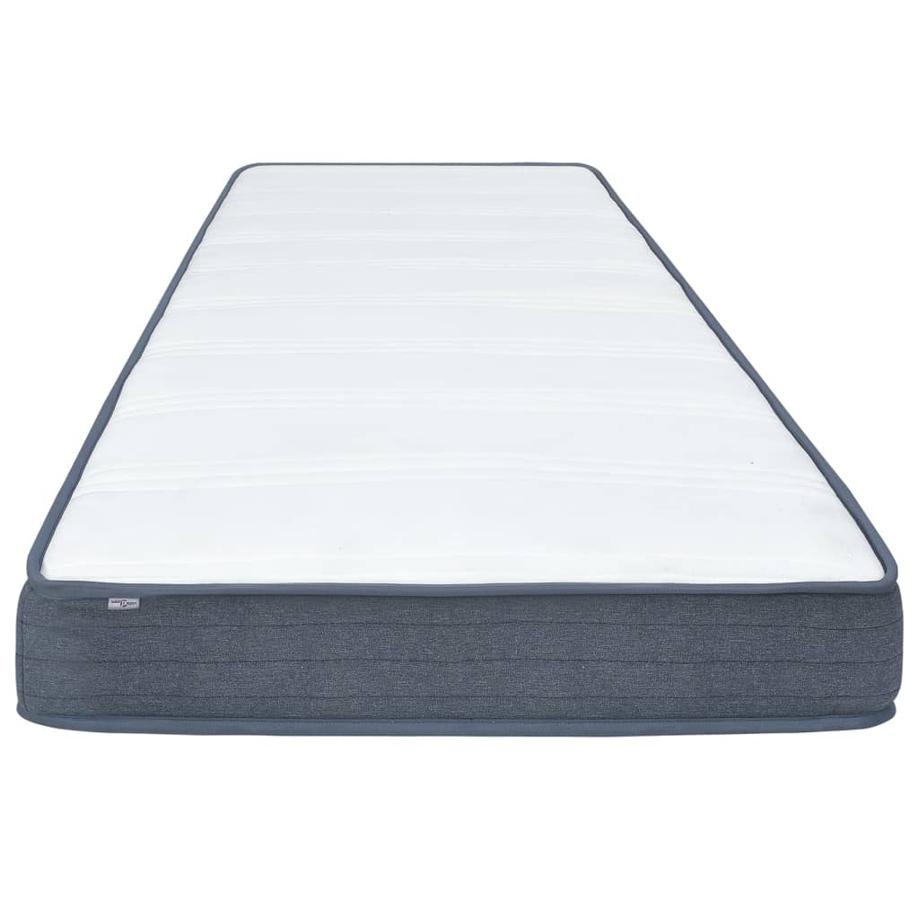 Boxspringmatratze 190x140x20 cm Mittelweich Stoff