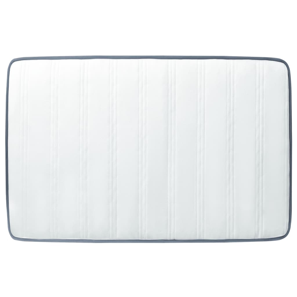Boxspringmatratze 190x140x20 cm Mittelweich Stoff