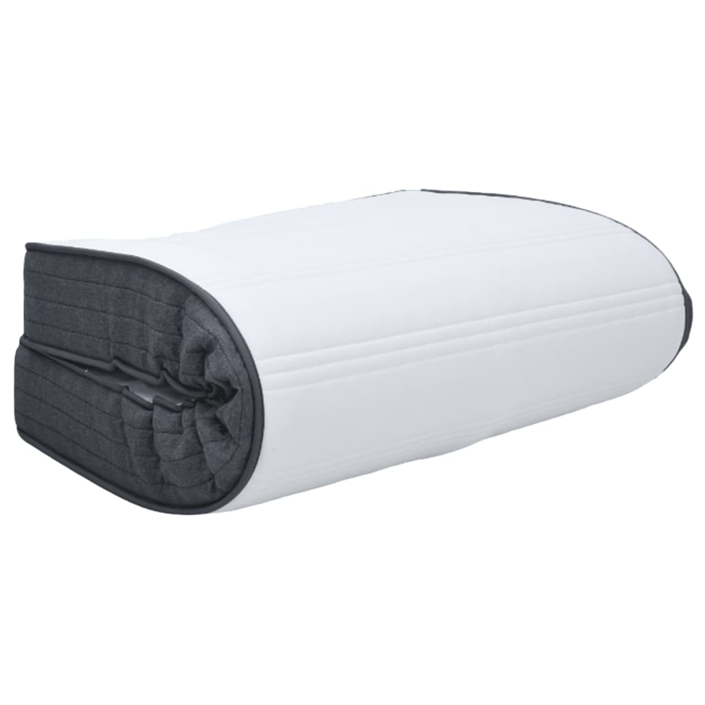 Boxspringmatratze 190x140x20 cm Mittelweich Stoff