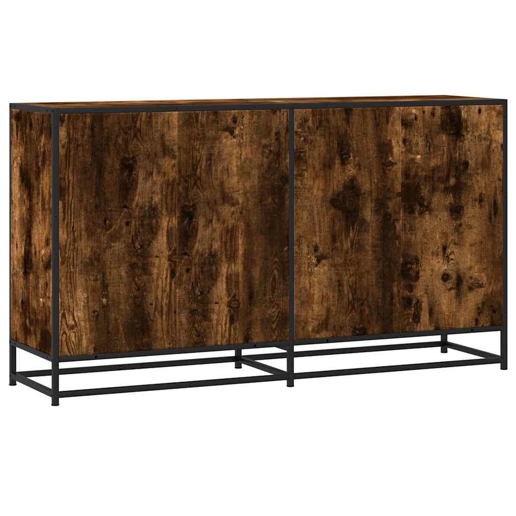 Sideboard Räuchereiche 134x35x76 cm Holzwerkstoff