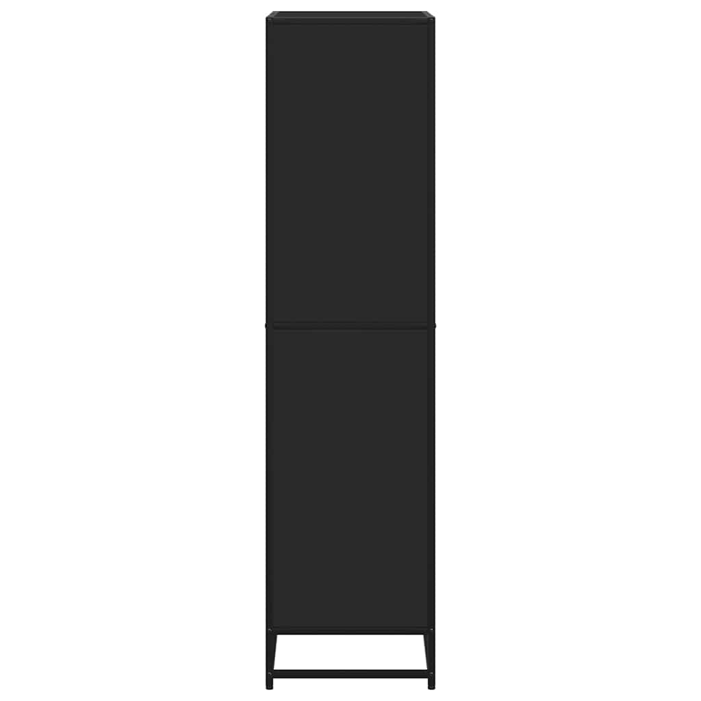 Bücherregal Schwarz 60x35x139 cm Holzwerkstoff