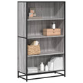 Bücherregal Grau Sonoma 80,5x35x139 cm Holzwerkstoff