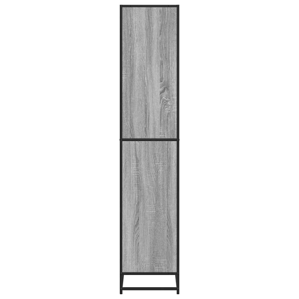 Bücherregal Grau Sonoma 80,5x35x170,5 cm Holzwerkstoff