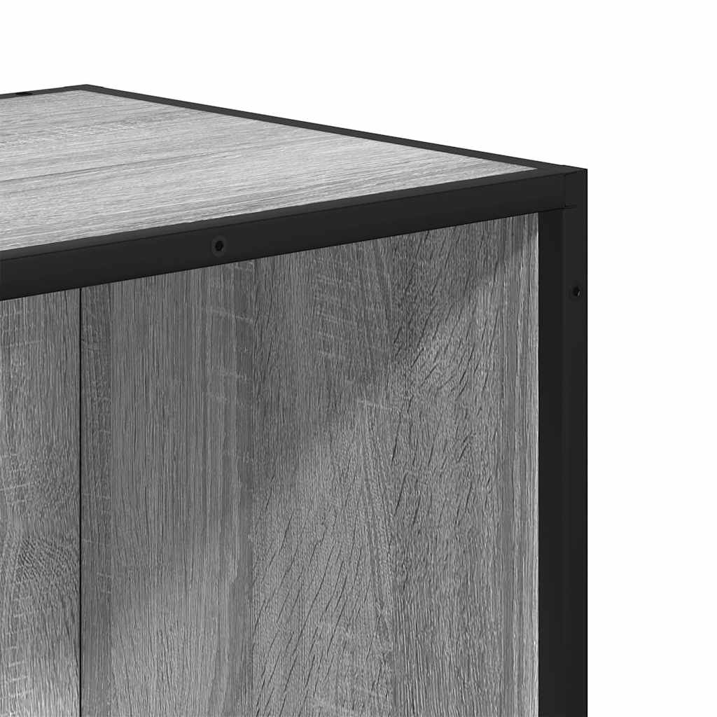 Bücherregal Grau Sonoma 80,5x35x170,5 cm Holzwerkstoff