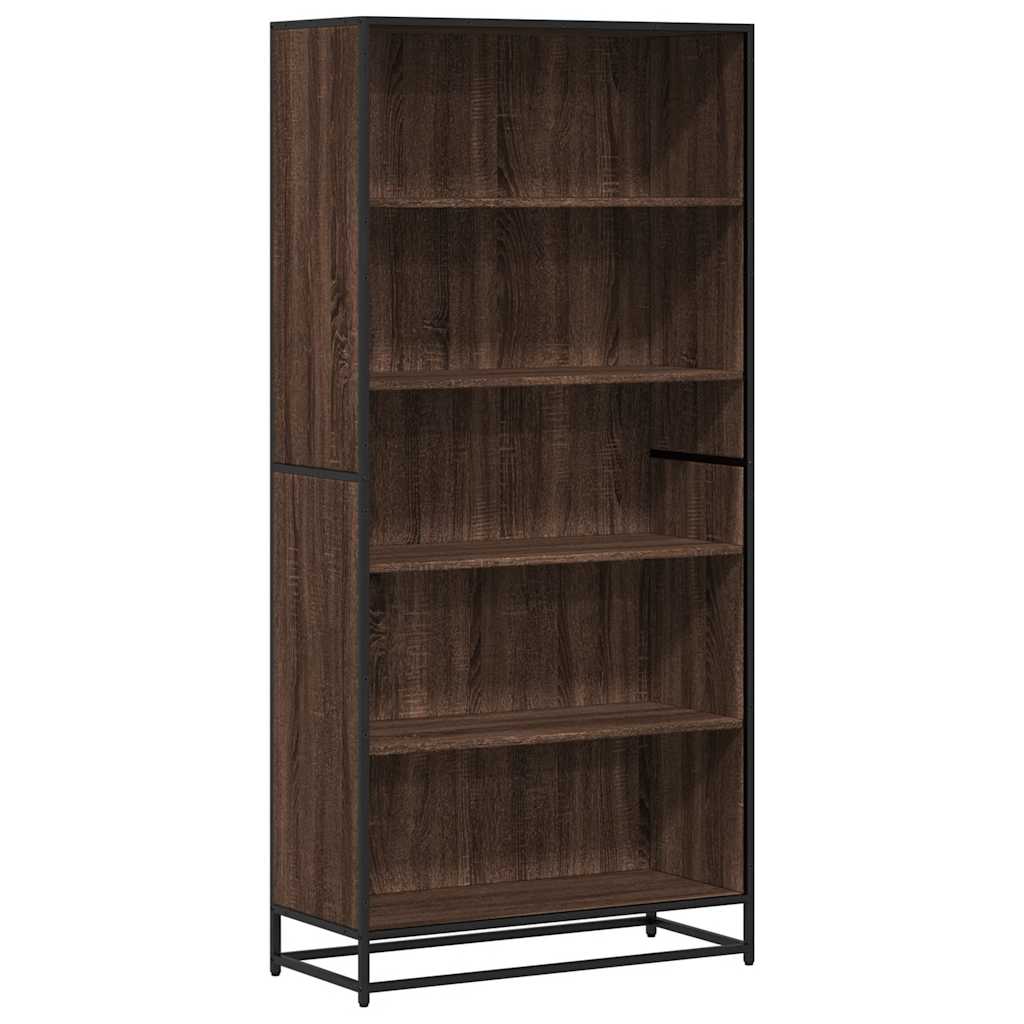 Bücherregal Räuchereiche 80,5x35x170,5 cm Holzwerkstoff